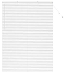 Žaluziové rolety Bílá 220 x 160 cm Hliník
