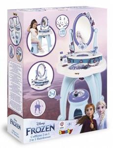 Disney Frozen Ledová královna toaleta se stoličkou a zrcadlem 2v1 + 10 doplňků