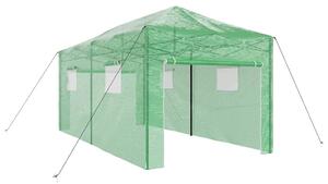 Skleník s pop-up rámem Zelená 290 x 580 x 315 cm Železo