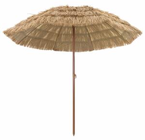 Plážový slunečník Přírodní 255 x 255 x 255 cm Polyester a ocel