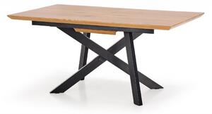 HALMAR Jídelní rozkládací stůl Talo 160/200 cm dub craft zlatý/černý