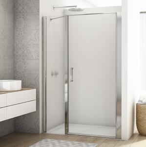 Ronal DIVERA D22T31 jednokřídlé sprchové dveře 90 cm Šířka: 900 mm, Profil: Aluchrom, Sklo: Hladké čiré