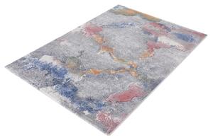 Moderní kusový koberec Ragolle Argentum 63802 7626 Abstraktní šedý vícebarevný Rozměr: 160x230 cm