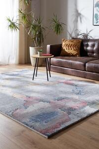 Moderní kusový koberec Ragolle Argentum 63802 7626 Abstraktní šedý vícebarevný Rozměr: 200x290 cm