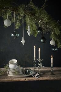 Lene Bjerre Skleněná ozdoba Noria - Dark Green LB163