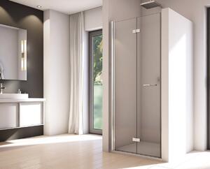 Ronal SOLINO SOLF1 skládací sprchové dveře 70 cm Šířka: 700 mm, Profil: Aluchrom, Sklo: Hladké čiré