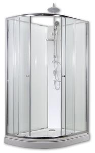 SIRIUS - sprchový box model 1 clear + sprchový set pravá