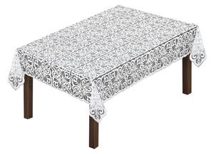 Žakárový ubrus XENIE více rozměrů bílá MyBestHome Rozměr: 150x100 cm