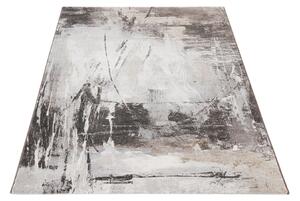 Moderní kusový koberec Ragolle Argentum 63843 9293 Abstraktní šedý Rozměr: 133x195 cm