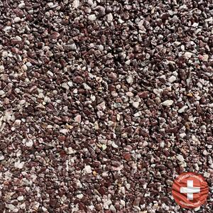 Kamenný koberec na podlahu Rosso Zandobbio Frakce: Střední (1 – 4 mm), vydatnost setu 1,8 m², Doporučené použití v: interiéru - dvousložková epoxidová pryskyřice