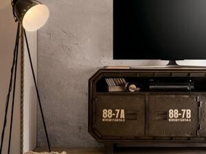 TV stolek z masivu Bellagio industriální styl