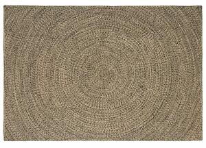 Kusové koberce Přirozená a černá 160 x 230 cm juta