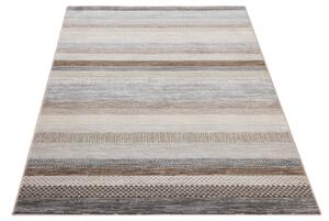 Moderní kusový koberec Ragolle Argentum 63844 9293 Pruhy béžový hnědý Rozměr: 200x250 cm