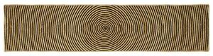 Kusové koberce Černá 60 x 250 cm juta
