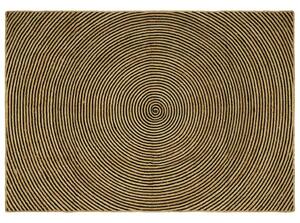 Kusové koberce Černá 160 x 230 cm juta
