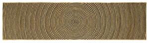Kusové koberce Černá 80 x 300 cm juta