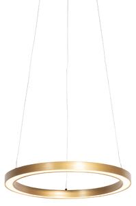 Zlaté závěsné svítidlo 40 cm vč. LED se 3stupňovým stmívačem - Girello