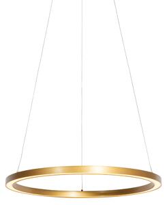 Zlaté závěsné svítidlo 60 cm vč. LED 3-stupňové stmívatelné - Girello