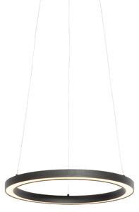 Závěsné svítidlo černé 40 cm vč. LED 3stupňové stmívání - Girello