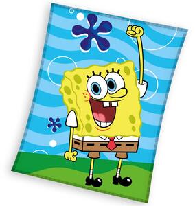 CARBOTEX Dětská deka Sponge Bob Zábava v moři 130x170 cm