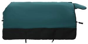 Deka pro koně Tmavě zelená a černá 115 cm Polyester