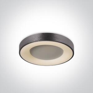 ONE-light Stropní svítidlo Brescia kartáčovaný antracit LED 40W 2400lm 230V IP20 3000K