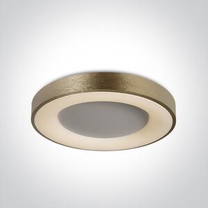 ONE-light Stropní svítidlo Brescia kartáčovaná zlatá LED 50W 3000lm 230V IP20 3000K