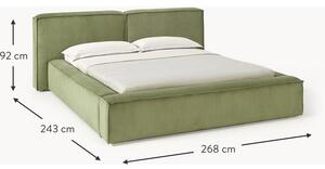 Čalouněná postel z manšestru Lennon