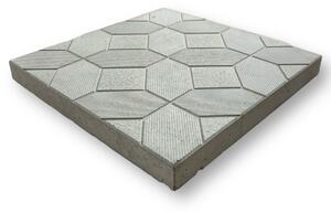 Plošná dlažba chodníková - Piko (50 x 50 x 5 cm) Barva: Tmavě hnědá, Objednávám: Jednotlivé kusy
