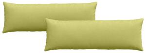 Pohovkové polštáře 2 pcs Světlá zelená 120 x 40 cm textil