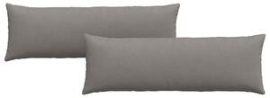 Pohovkové polštáře 2 pcs Taupe 120 x 40 cm textil