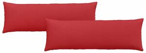 Pohovkové polštáře 2 pcs Červená 120 x 40 cm textil