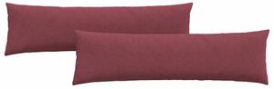 Pohovkové polštáře 2 pcs Víno Červené 145 x 40 cm textil