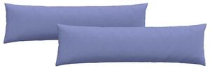 Pohovkové polštáře 2 pcs Modrá džínovina 145 x 40 cm textil