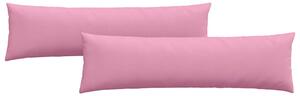 Pohovkové polštáře 2 pcs Růžová 145 x 40 cm textil