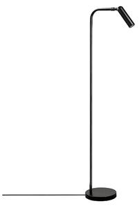 Designová stojanová lampa Pearlie 120 cm černá