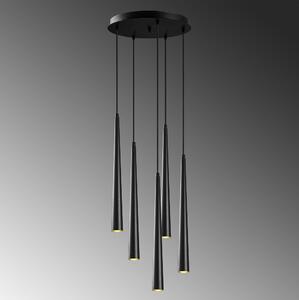 Designový lustr Pearlie 43 cm černý
