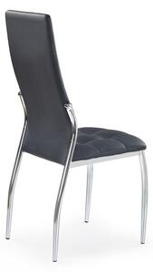 Halmar Jídelní židle K209, v setu 6 ks - černá