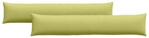 Pohovkové polštáře 2 pcs Světlá zelená 200 x 40 cm textil