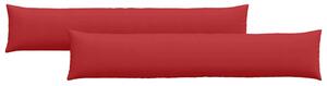 Pohovkové polštáře 2 pcs Červená 200 x 40 cm textil