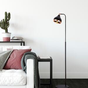 Designová stojanová lampa Salwah 150 cm černá