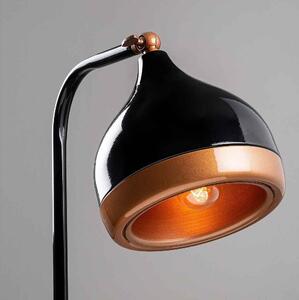 Designová stojanová lampa Salwah 150 cm černá