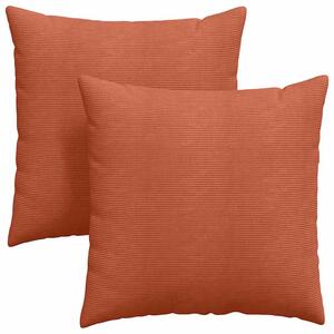 Pohovkové polštáře 2 pcs Červená oranžová 60 x 60 cm