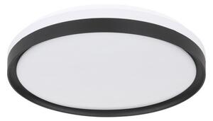 Globo 41587-18 LED stropní svítidlo Sonny 1x18W | 1100lm | 2700-6500K - dálkové ovládání, stmívatelné, noční režim, paměťová funkce, bílá, černá, opál