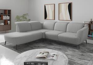 ROHOVÁ SEDAČKA, textil, světle šedá Sit & More - Sedací soupravy, Online Only