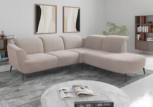 ROHOVÁ SEDAČKA, textil, šedobéžová Sit & More - Sedací soupravy, Online Only