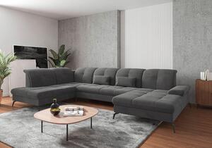 SEDACÍ SOUPRAVA, textil, šedá Sit & More - Sedací soupravy, Online Only
