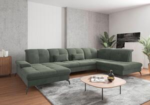 SEDACÍ SOUPRAVA, textil, zelená Sit & More - Sedací soupravy, Online Only