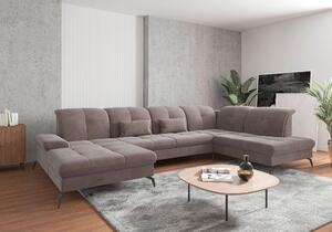 SEDACÍ SOUPRAVA, textil, šedohnědá Sit & More - Sedací soupravy, Online Only