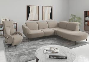 ROHOVÁ SEDAČKA, textil, béžová Sit & More - Sedací soupravy, Online Only